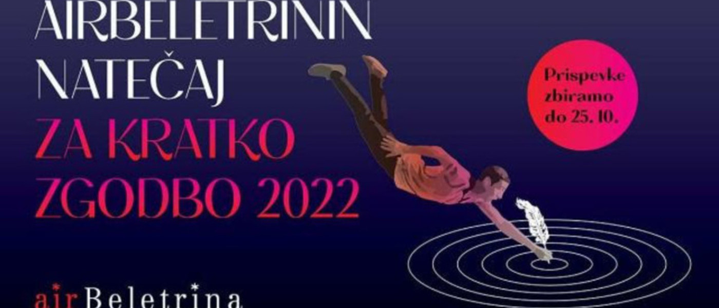 AirBeletrinin natečaj za kratko zgodbo 2022