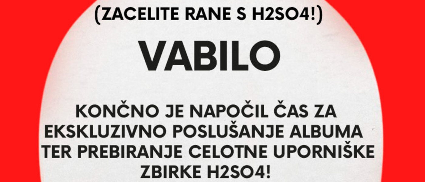Igor Saksida, Masayah: H2SO4
