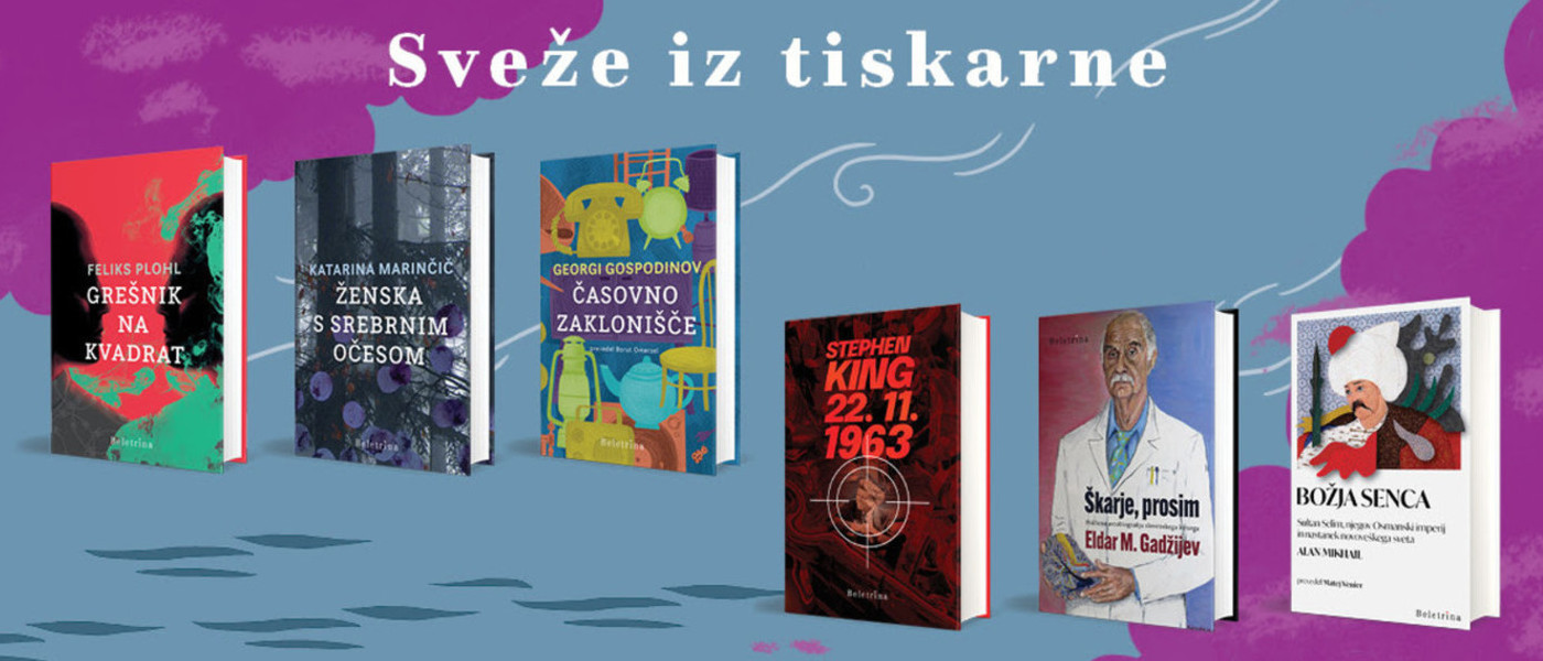 Novembrske knjižne novosti založbe Beletrina