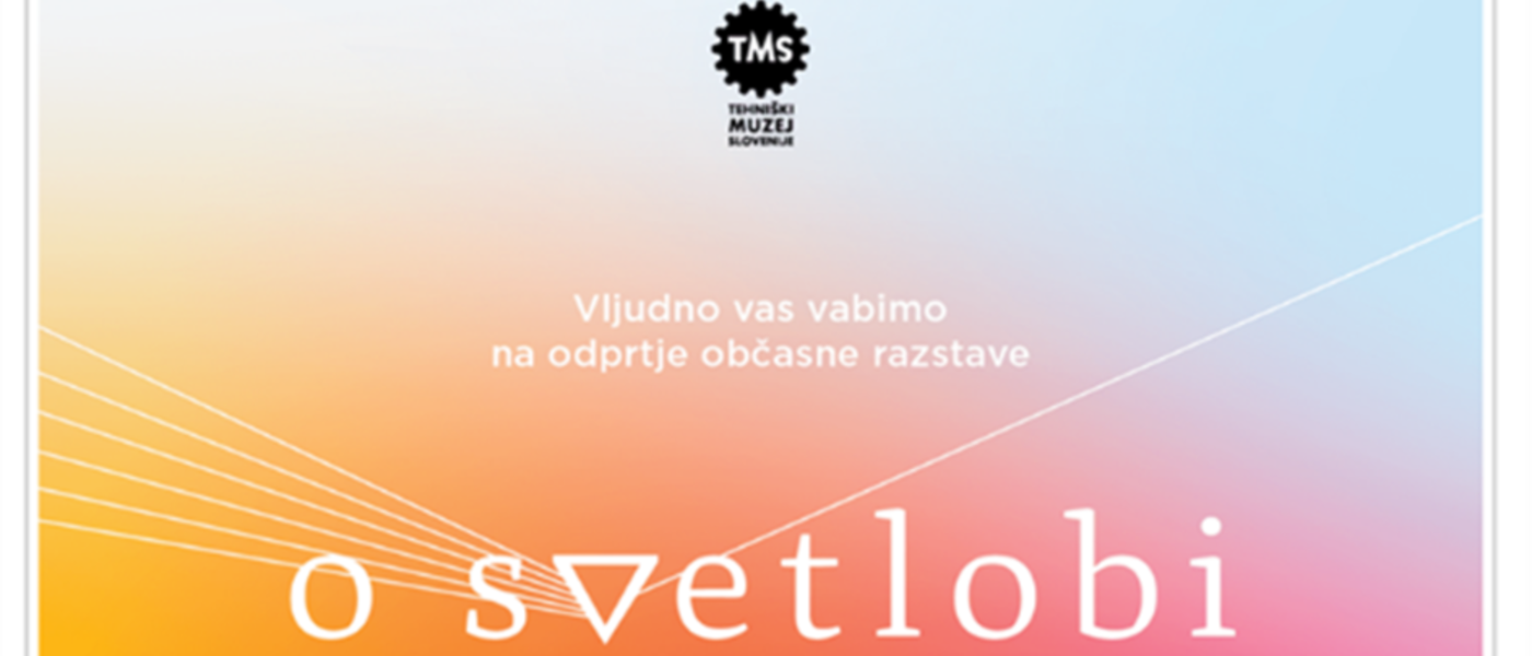 Odprtje razstave O svetlobi