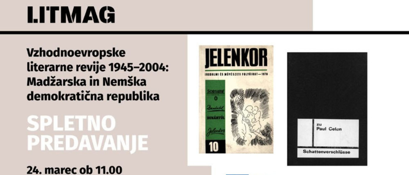 Tretje spletno predavanje projekta LITMAG