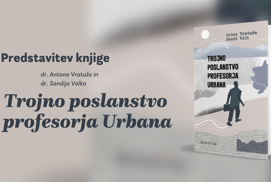 Slika V Murski Soboti in Ljubljani predstavili knjigo Trojno poslanstvo profesorja Urbana dr. Antona Vratuše in dr. Sandija Volka